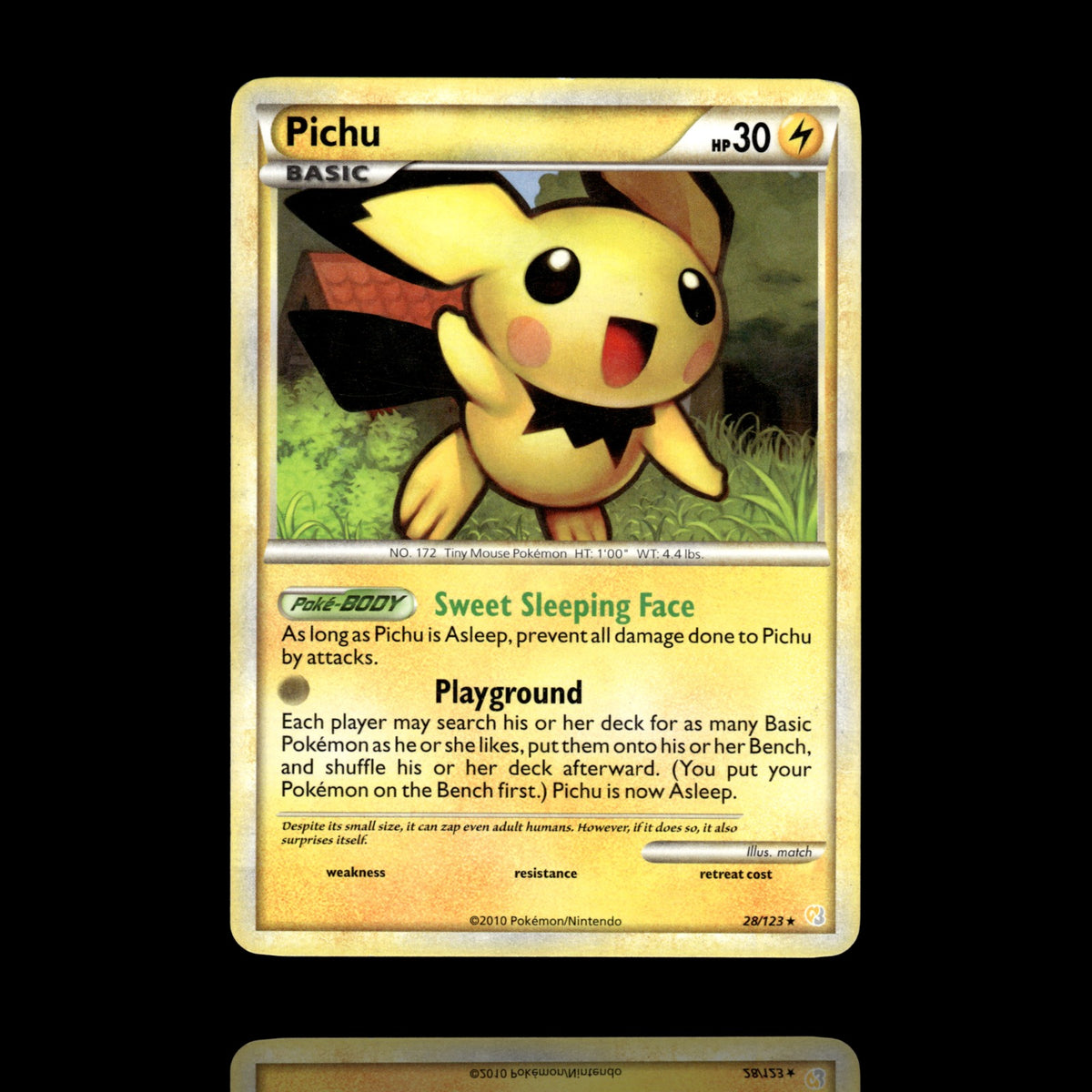 ▸ Pichu | HeartGold SoulSilver | Rare | 28/123 | MP