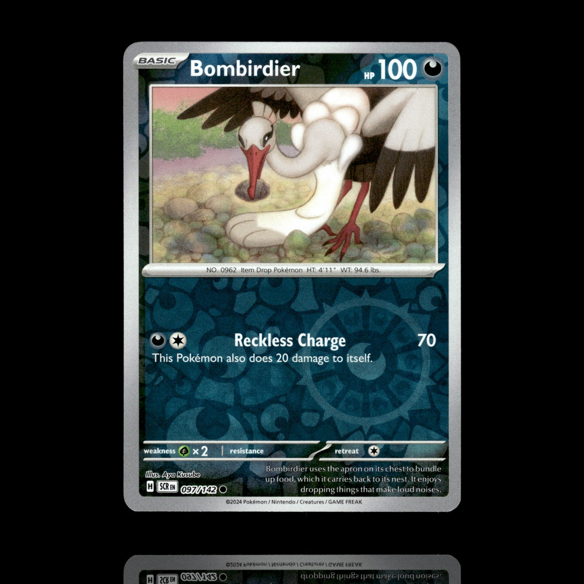 ▸ Bombirdier | SV07: Stellar Crown | Reverse Holo | 097/142 | NM