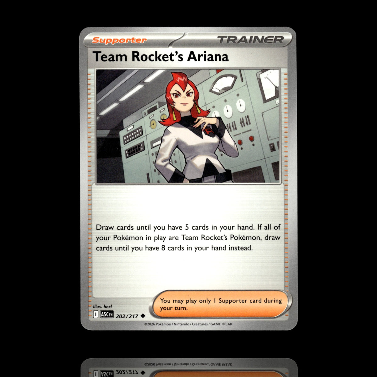 ▸ Team Rocket's Ariana | ME: Ascended Heroes | Uncommon | 202/217 | NM