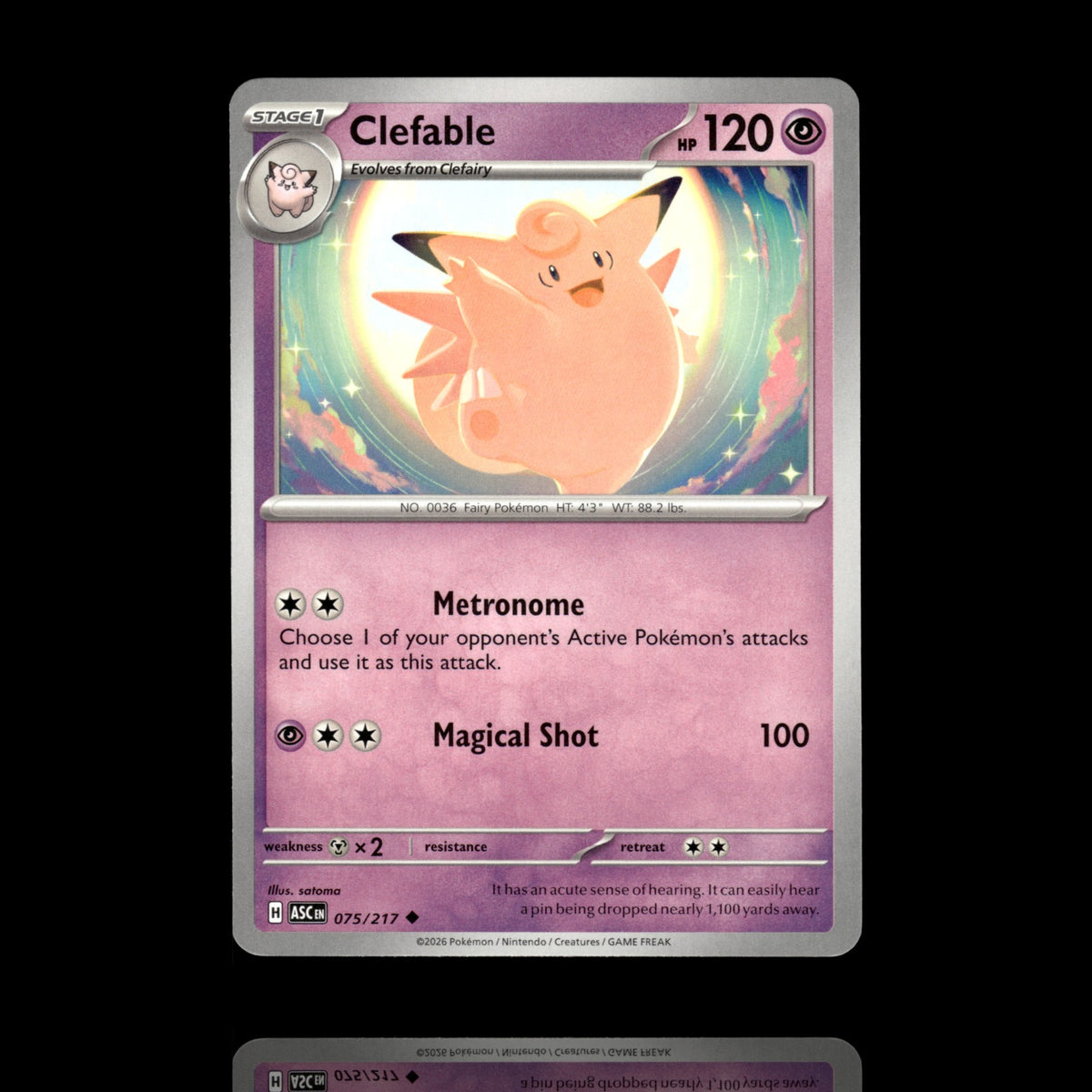 ▸ Clefable | ME: Ascended Heroes | Uncommon | 075/217 | NM