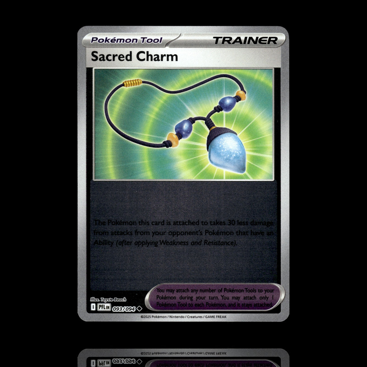 ▸ Sacred Charm | ME02 Phantasmal Flames | Reverse Holo | 093/094 | NM