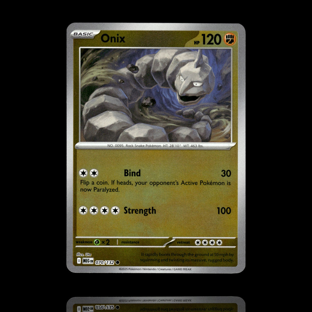 ▸ Onix | ME01: Mega Evolution | Reverse Holo | 070/132 | NM