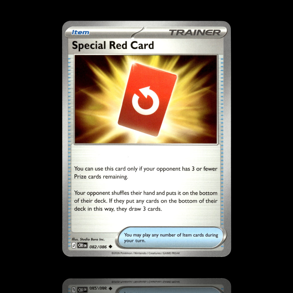 ▸ Special Red Card | ME04: Chaos Rising | Uncommon | 082/086 | NM