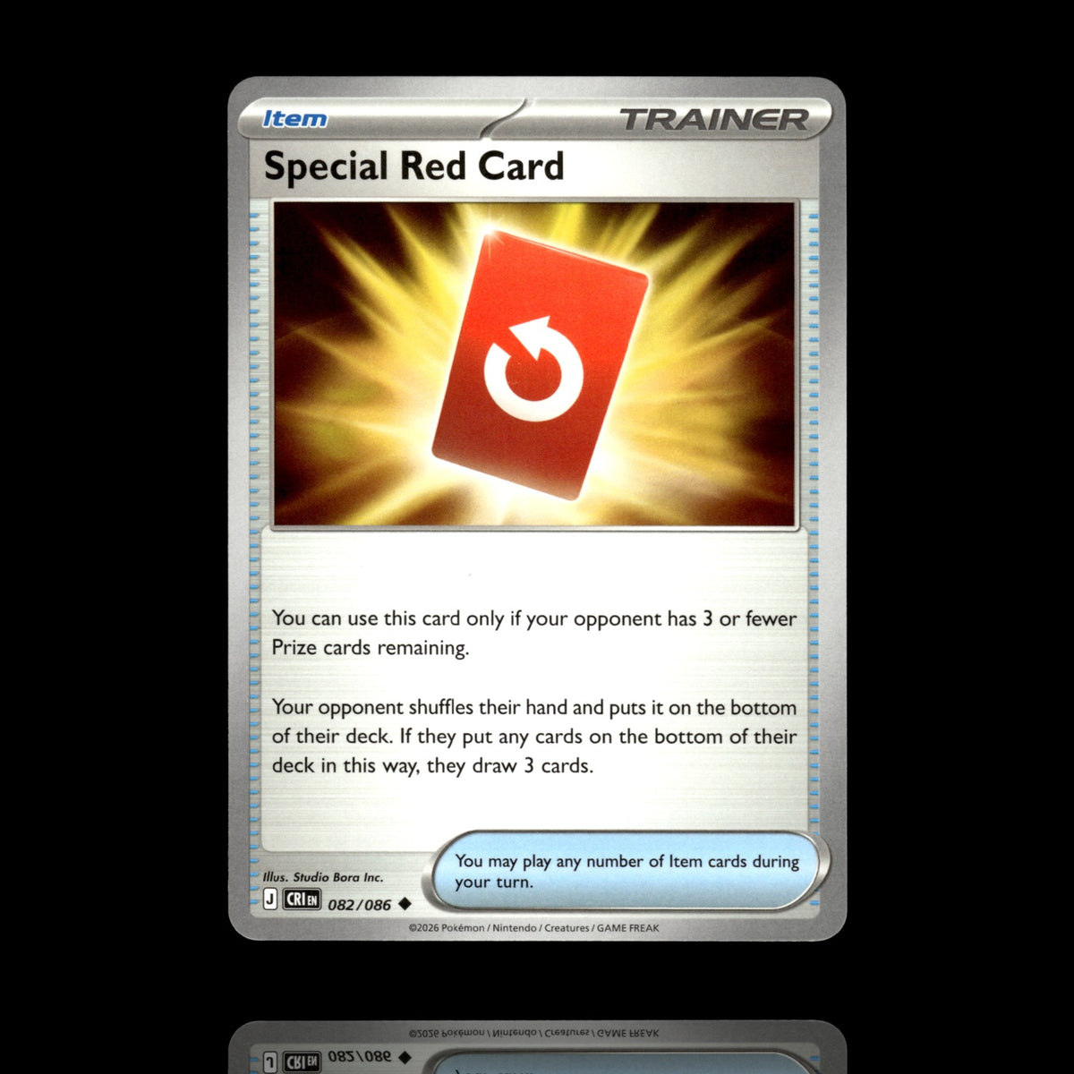 ▸ Special Red Card | ME04: Chaos Rising | Uncommon | 082/086 | NM