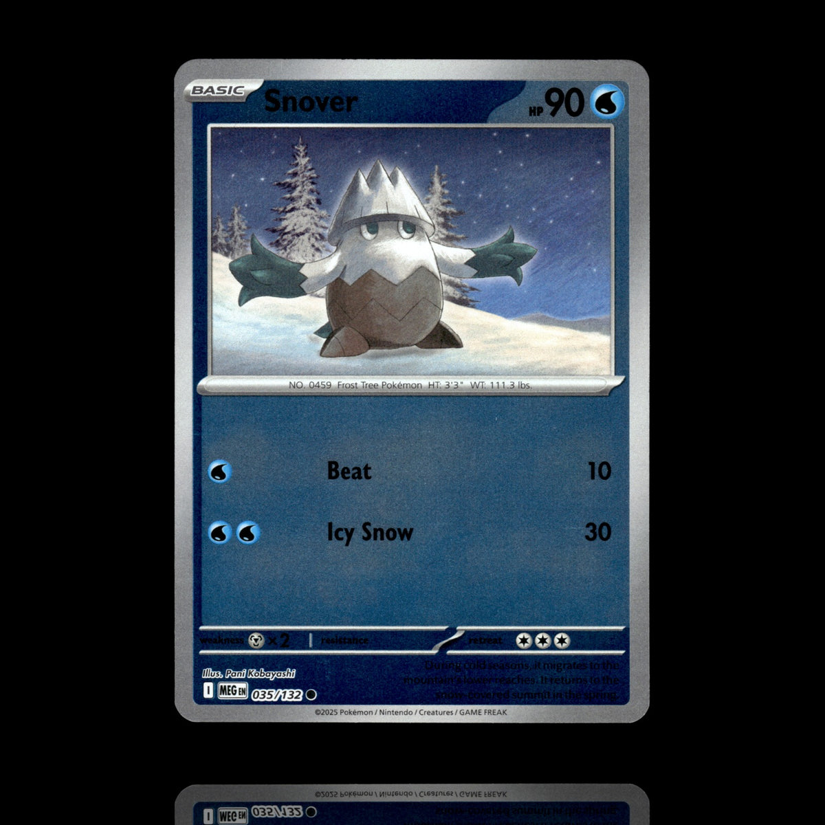 ▸ Snover | ME01: Mega Evolution | Reverse Holo | 035/132 | NM