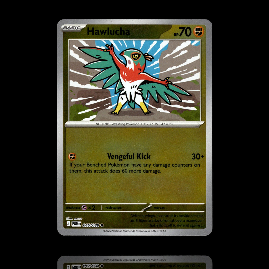 ▸ Hawlucha | ME03: Perfect Order | Reverse Holo | 046/088 | NM