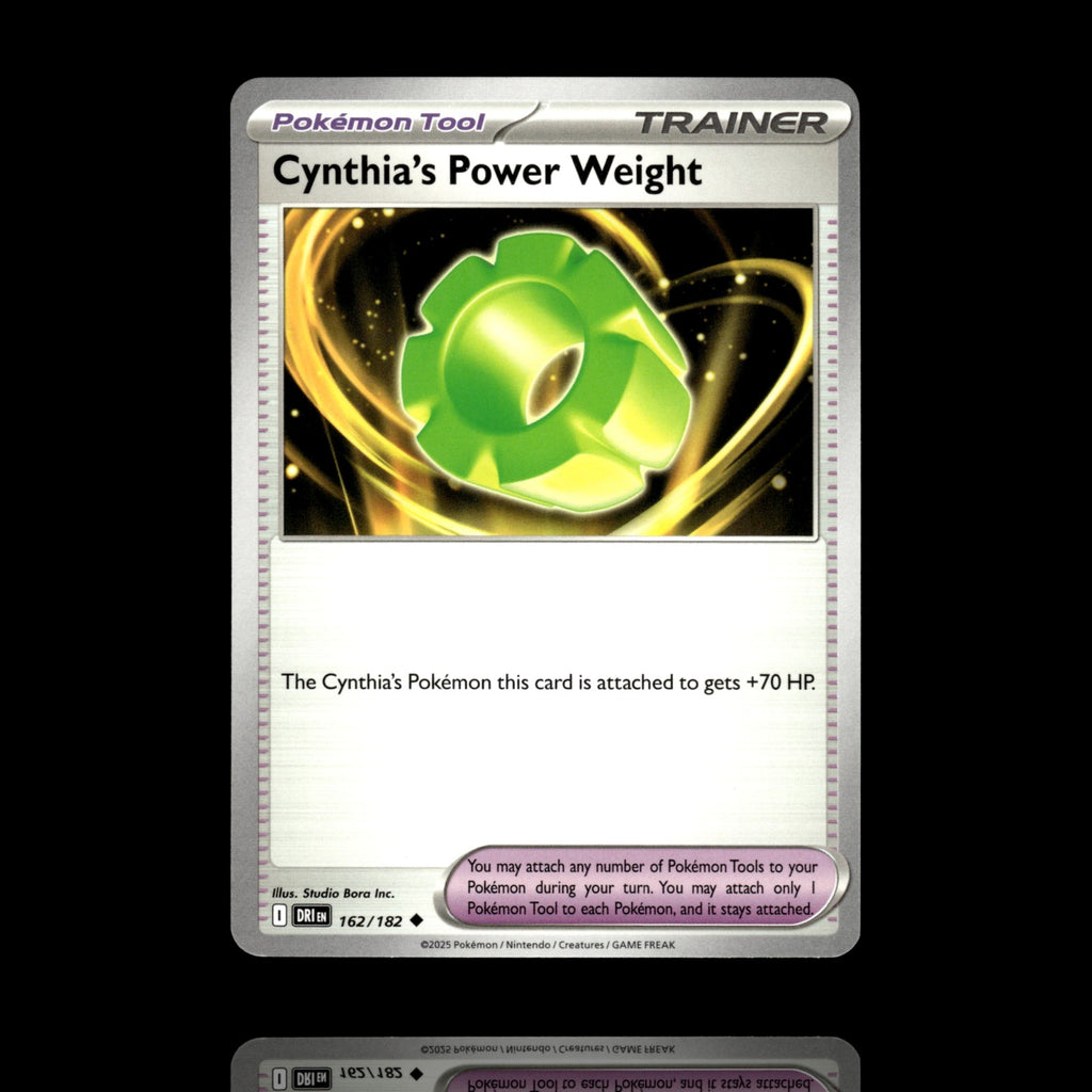 ▸ Cynthia's Power Weight | SV10: Destined Rivals | Uncommon | 162/182 | NM