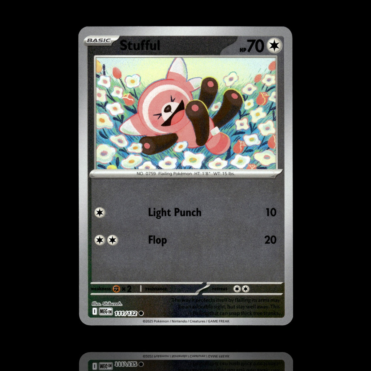 ▸ Stufful | ME01: Mega Evolution | Reverse Holo | 111/132 | NM