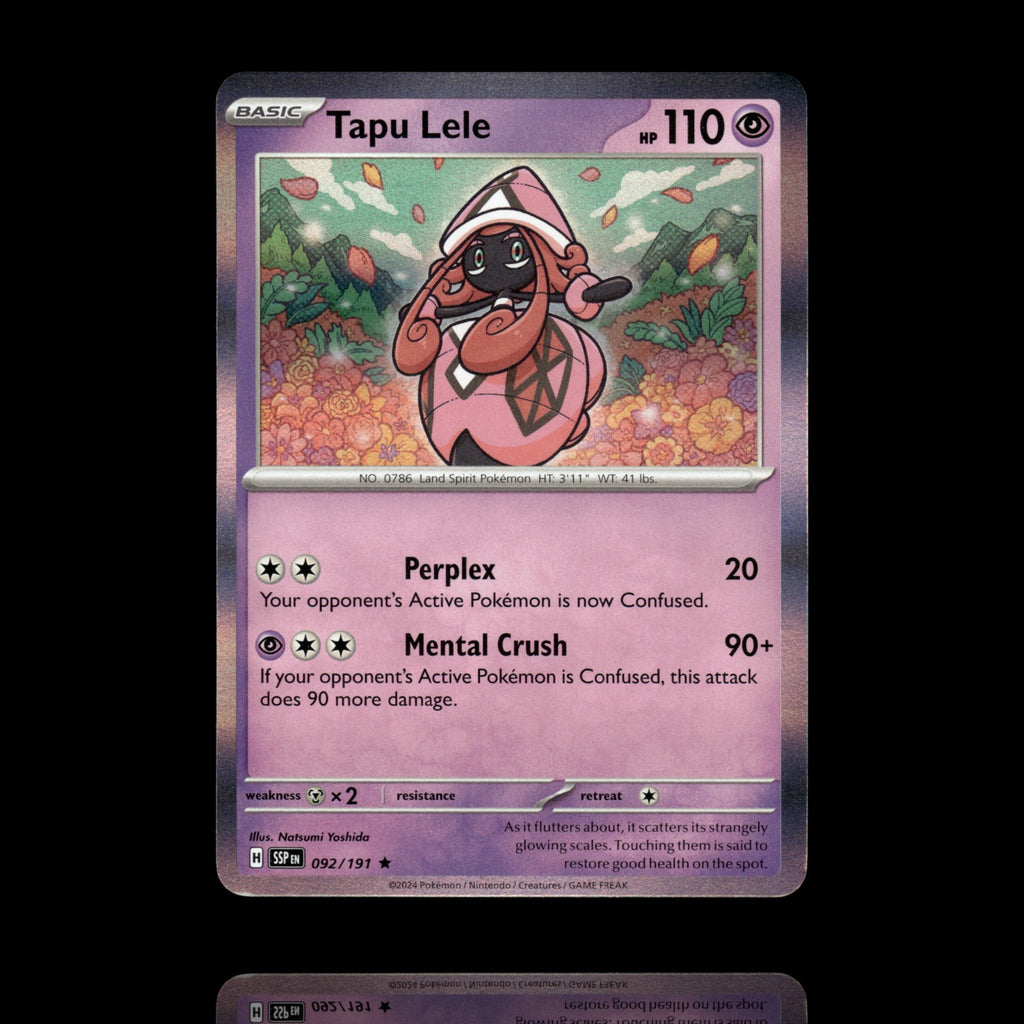 ▸ Tapu Lele | SV08: Surging Sparks | Rare | 092/191 | NM