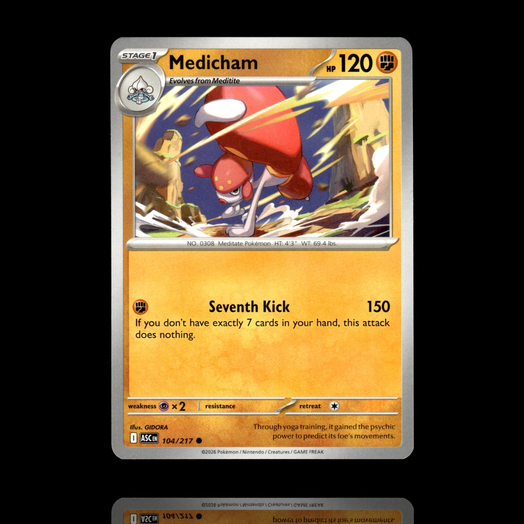 ▸ Medicham | ME: Ascended Heroes | Common | 104/217 | NM