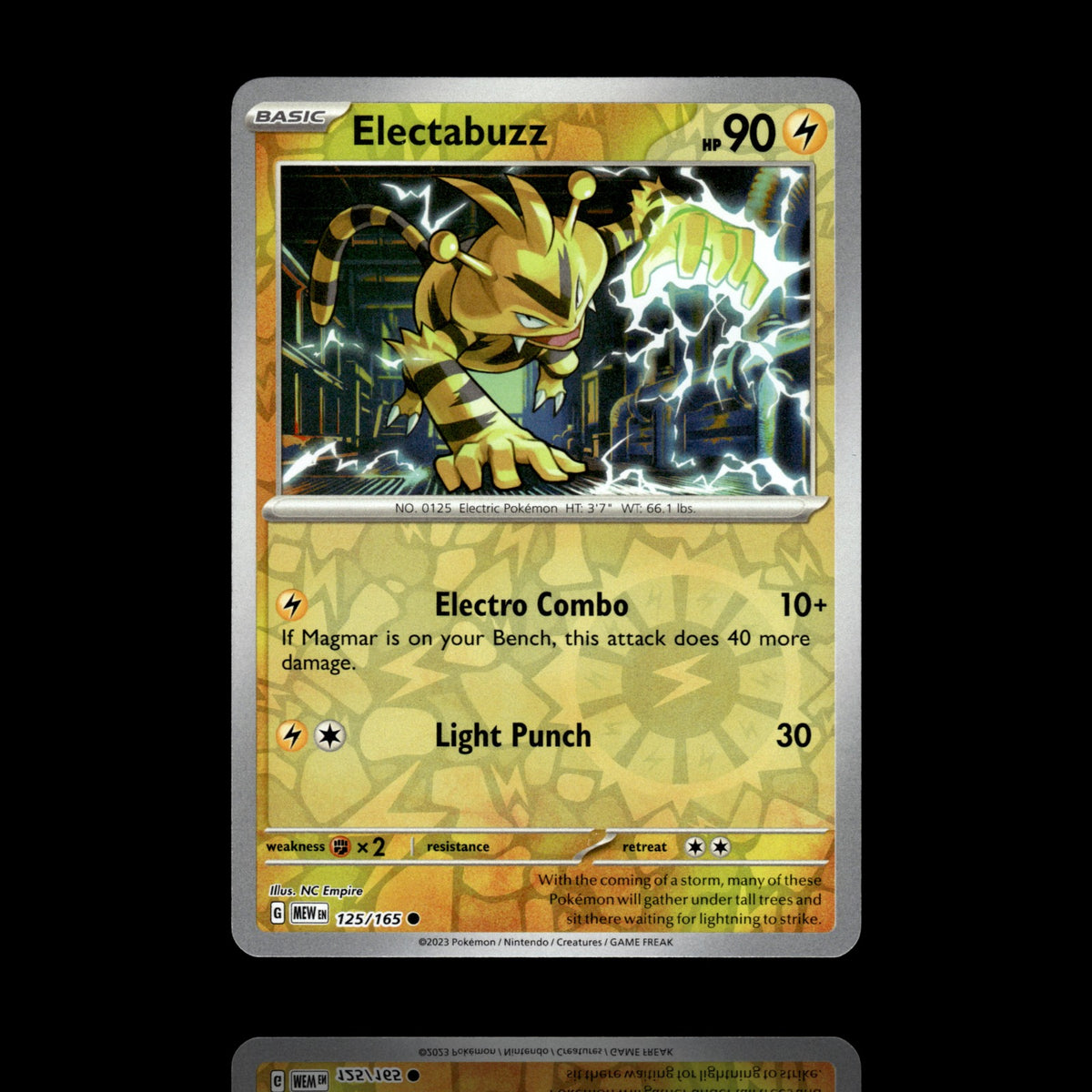 ▸ Electabuzz | SV: Scarlet & Violet 151 | Reverse Holo | 125/165 | NM