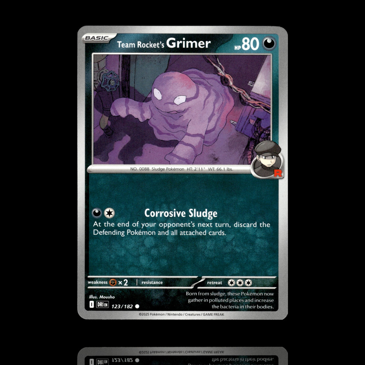 ▸ Team Rocket's Grimer | SV10: Destined Rivals | Common | 123/182 | NM