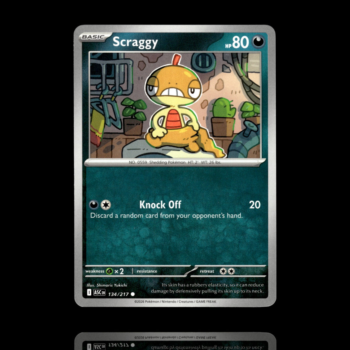▸ Scraggy | ME: Ascended Heroes | Common | 134/217 | NM