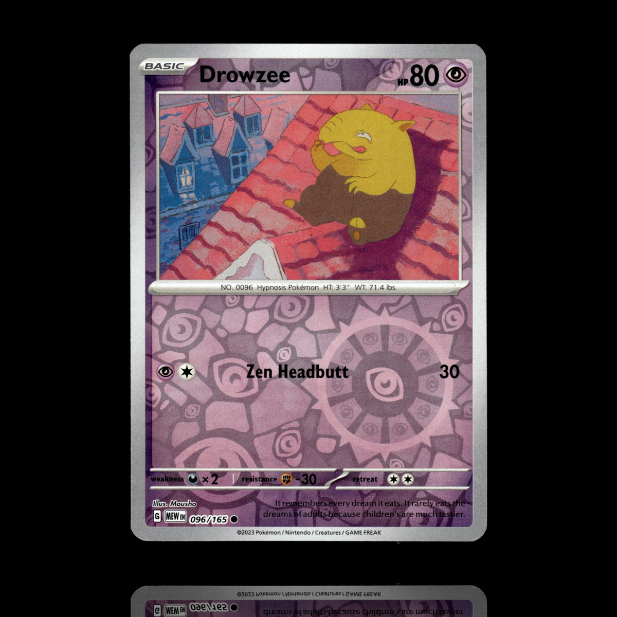 ▸ Drowzee | SV: Scarlet & Violet 151 | Reverse Holo | 096/165 | NM
