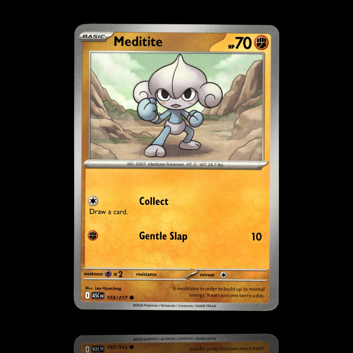 ▸ Meditite | ME: Ascended Heroes | Common | 103/217 | NM