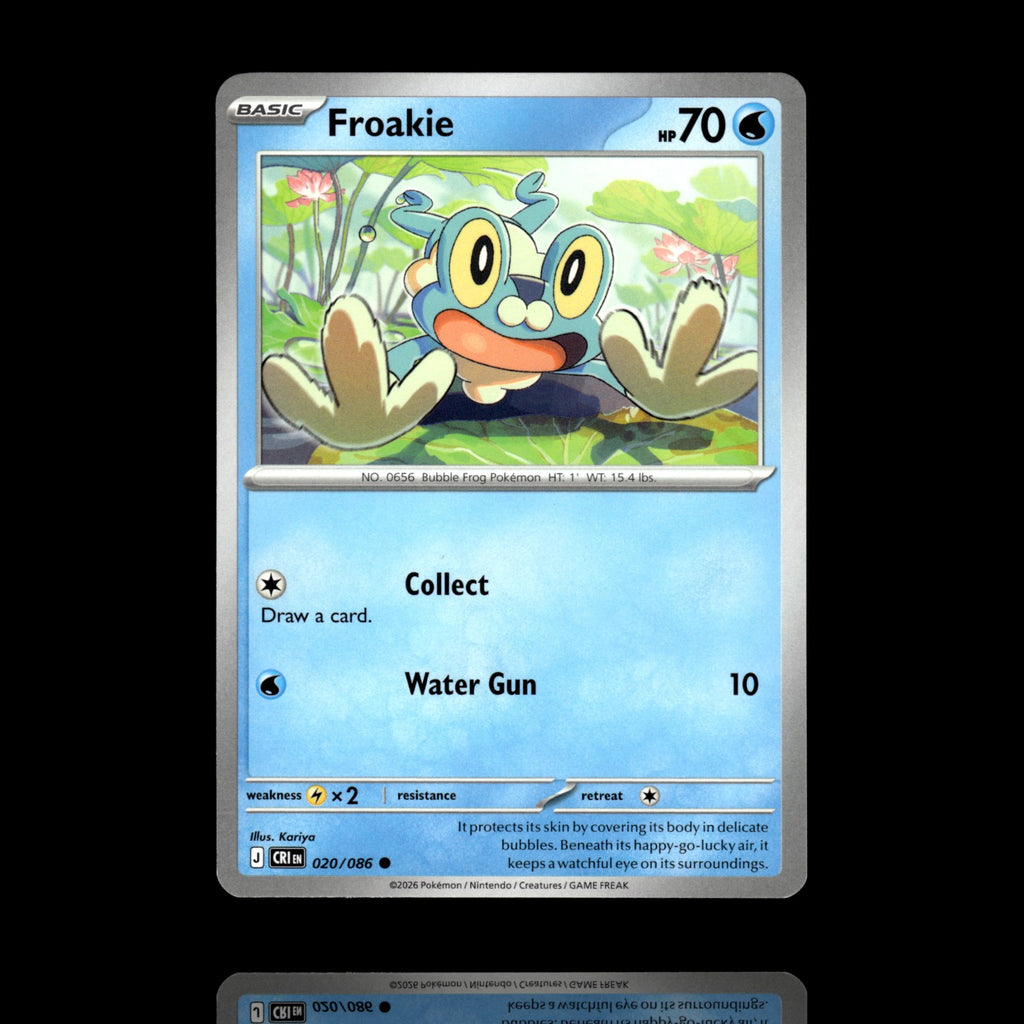 ▸ Froakie | ME04: Chaos Rising | Common | 020/086 | NM