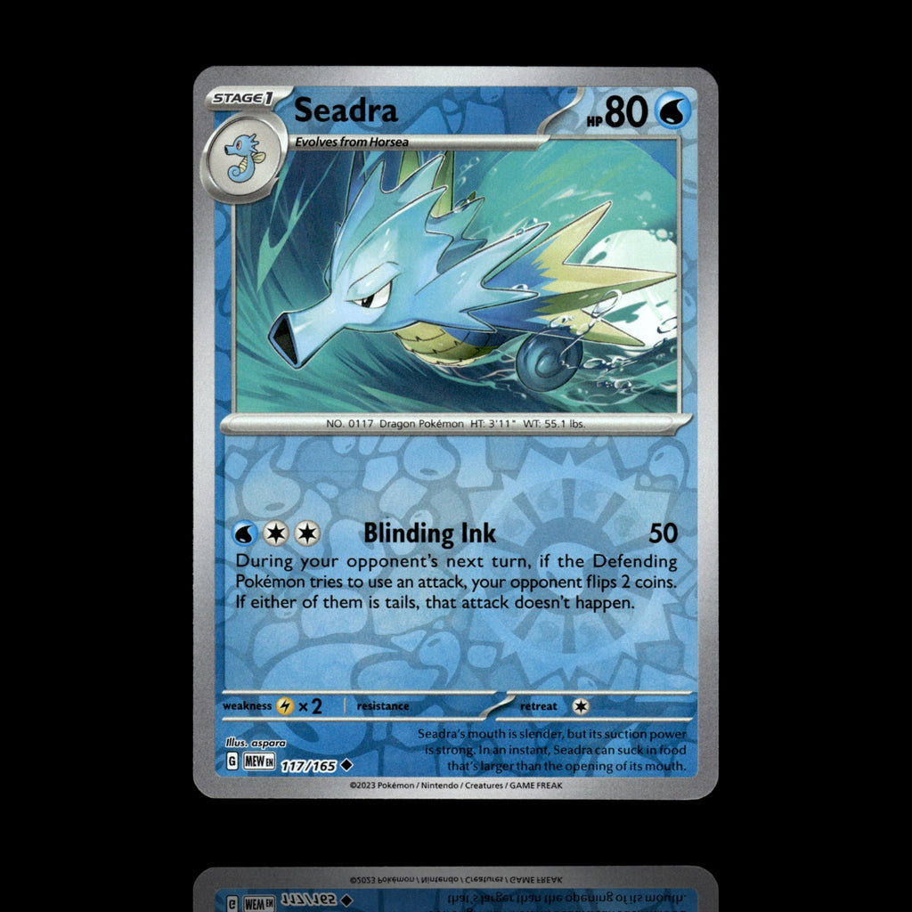 ▸ Seadra | SV: Scarlet & Violet 151 | Reverse Holo | 117/165 | NM