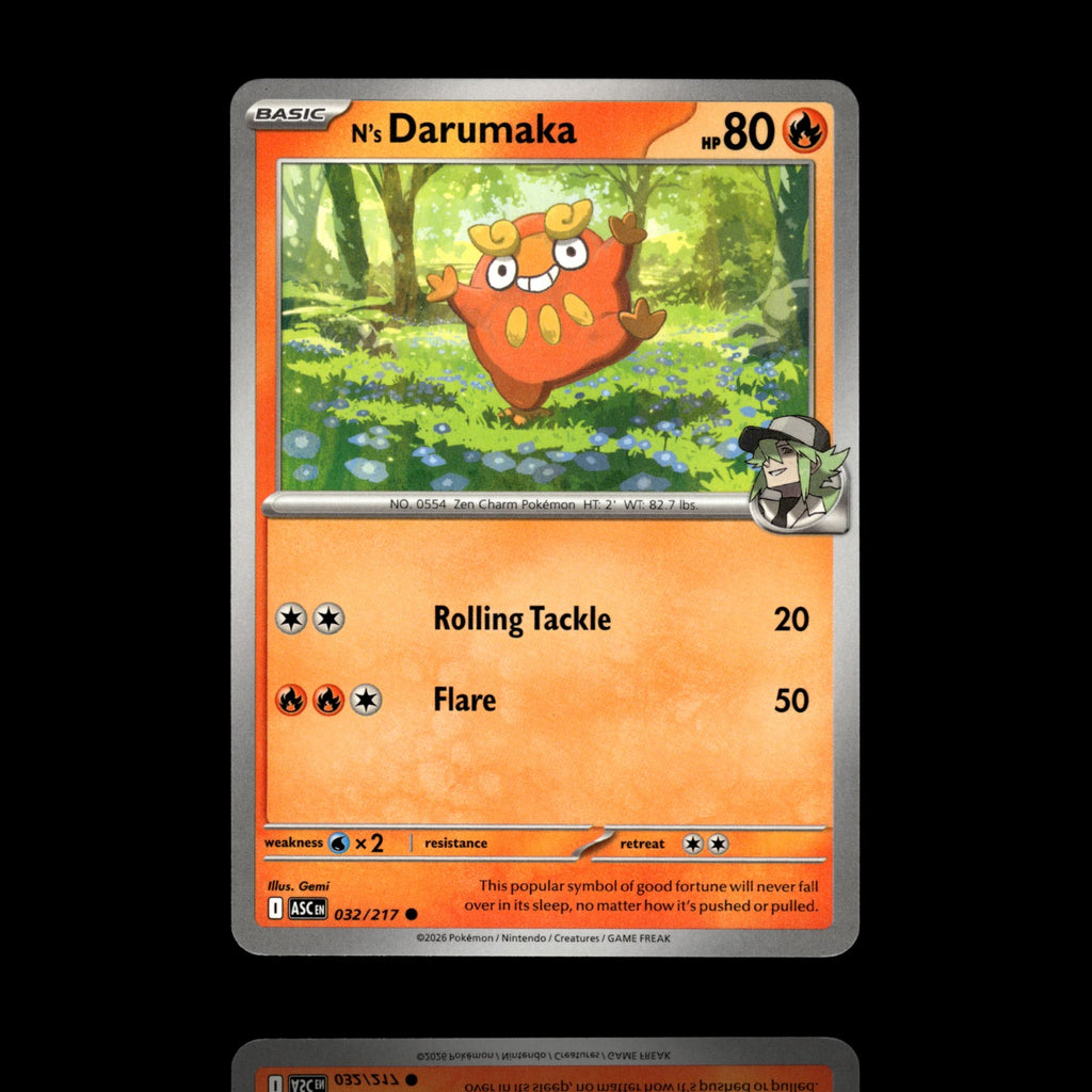 ▸ N's Darumaka | ME: Ascended Heroes | Common | 032/217 | NM