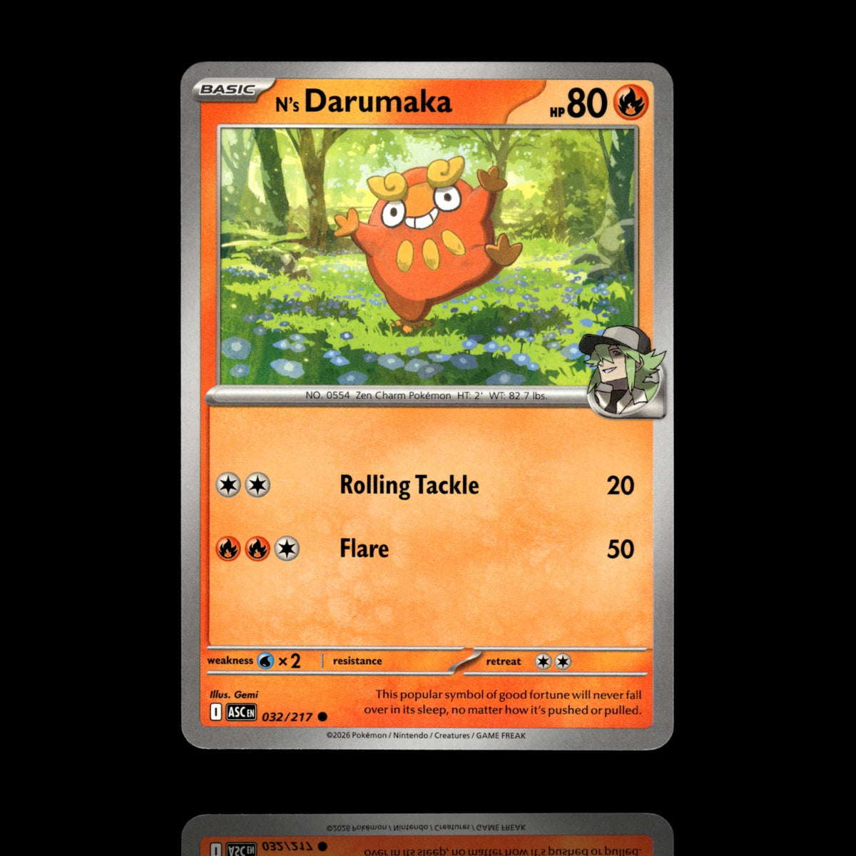 ▸ N's Darumaka | ME: Ascended Heroes | Common | 032/217 | NM
