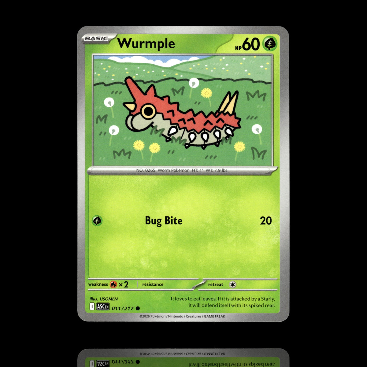 ▸ Wurmple | ME: Ascended Heroes | Common | 011/217 | NM