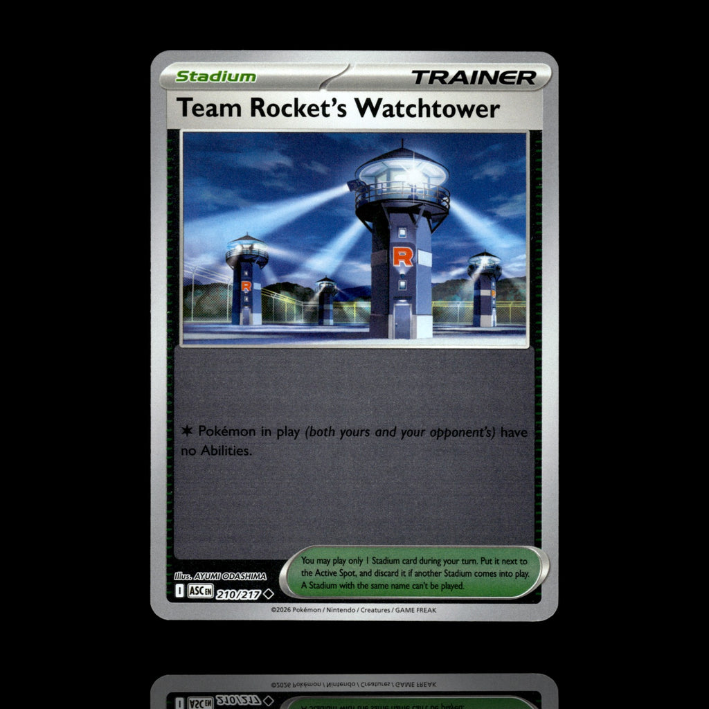 ▸ Team Rocket's Watchtower | ME: Ascended Heroes | Reverse Holo | 210/217 | NM