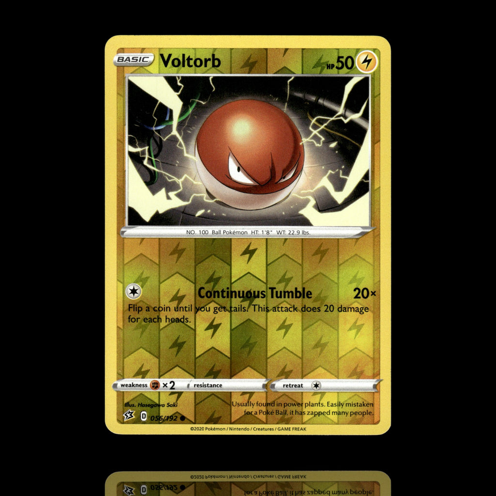 ▸ Voltorb | SWSH02: Rebel Clash | Reverse Holo | 056/192 | NM