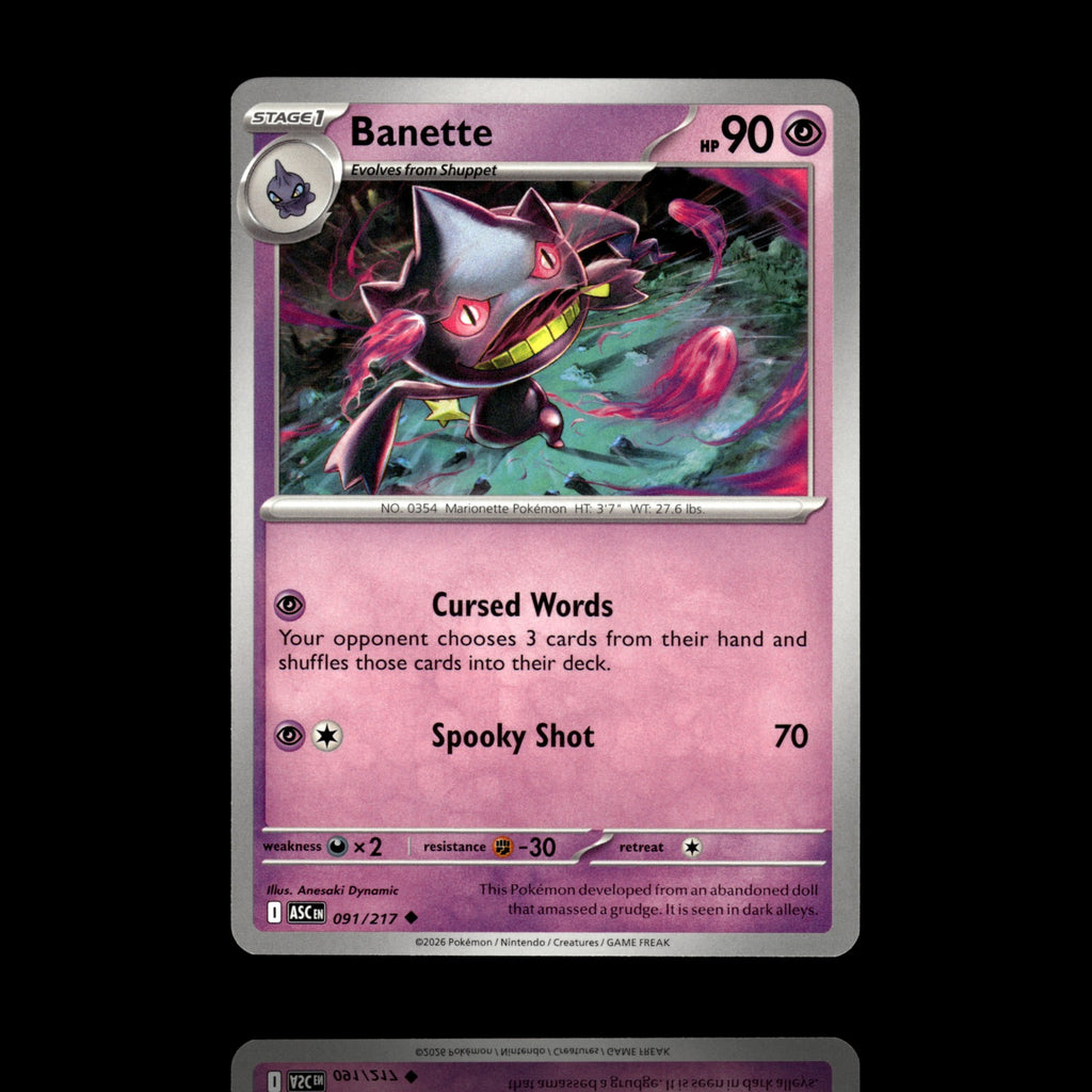 ▸ Banette | ME: Ascended Heroes | Uncommon | 091/217 | NM