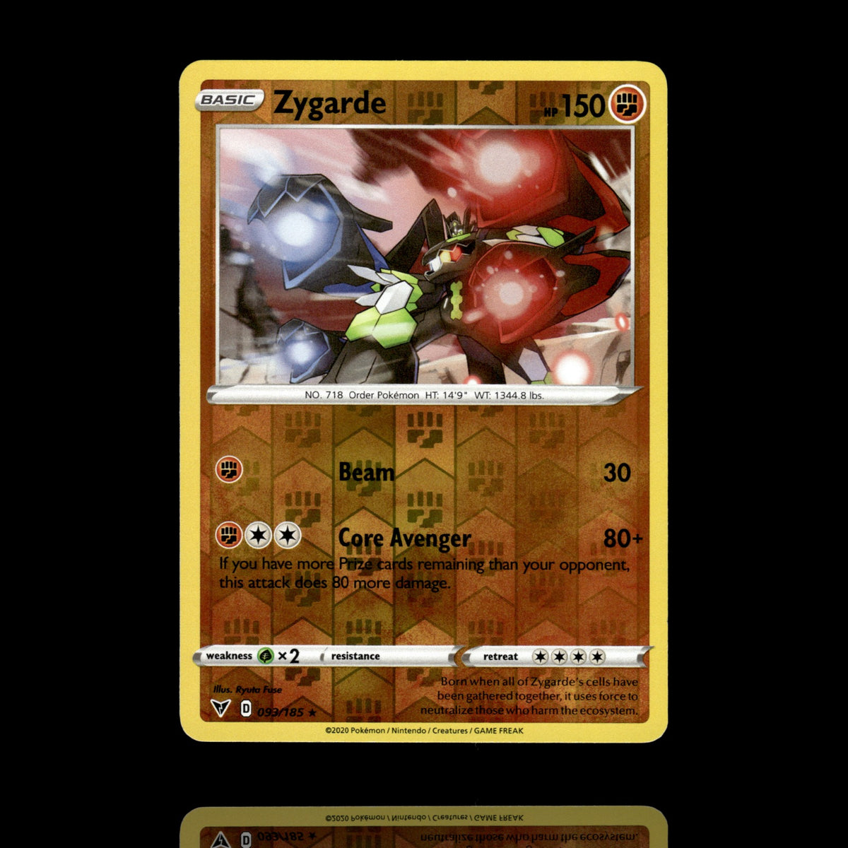 ▸ Zygarde | SWSH04: Vivid Voltage | Reverse Holo | 093/185 | NM
