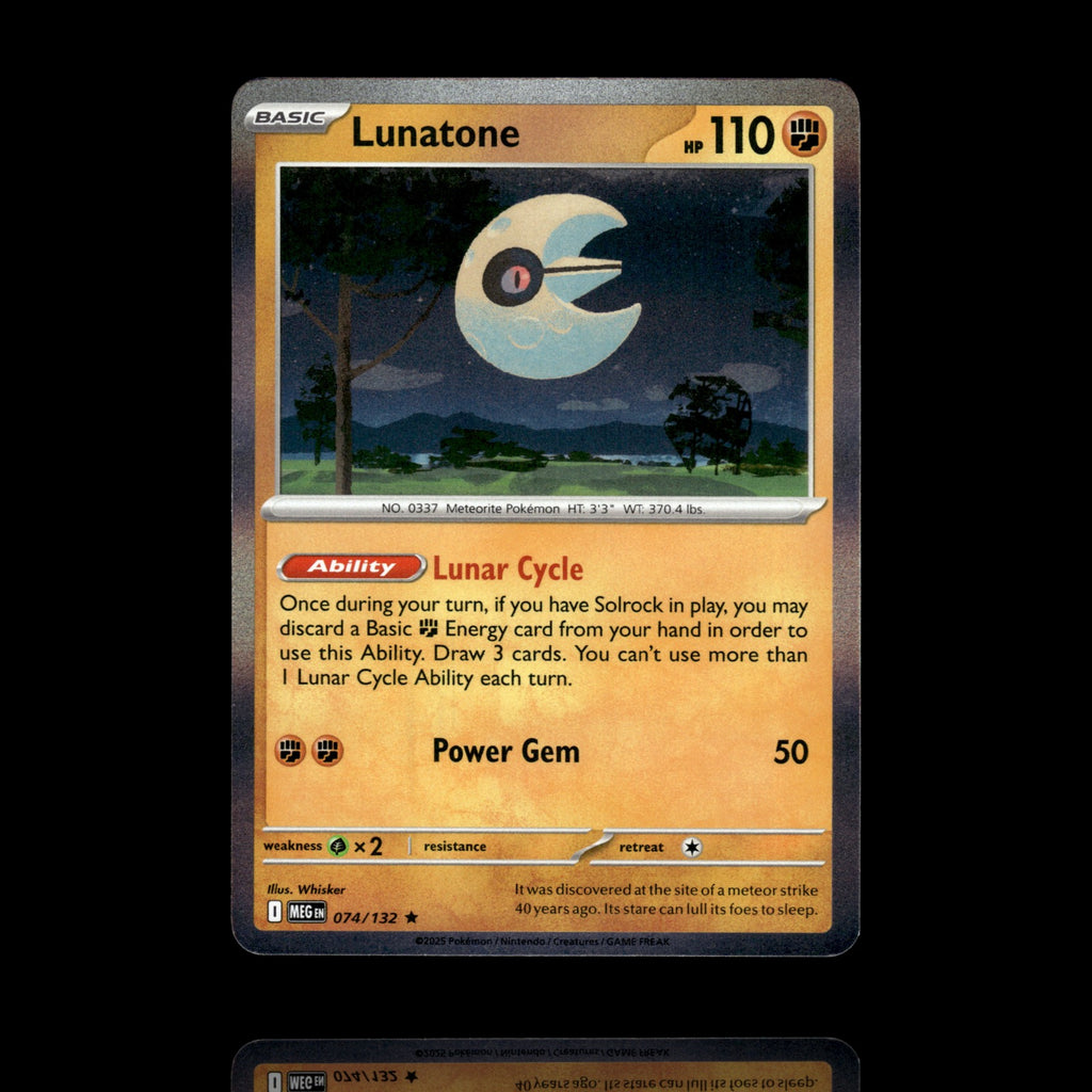 ▸ Lunatone | ME01: Mega Evolution | Rare | 074/132 | NM
