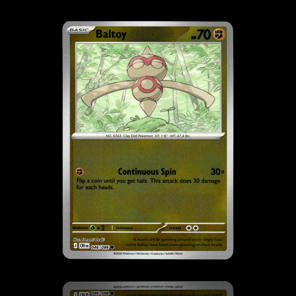 ▸ Baltoy | ME04: Chaos Rising | Reverse Holo | 046/086 | NM