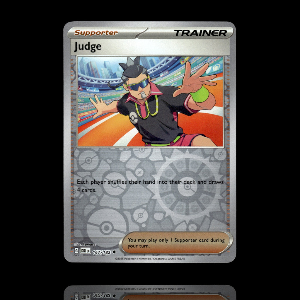 ▸ Judge | SV10: Destined Rivals | Reverse Holo | 167/182 | NM