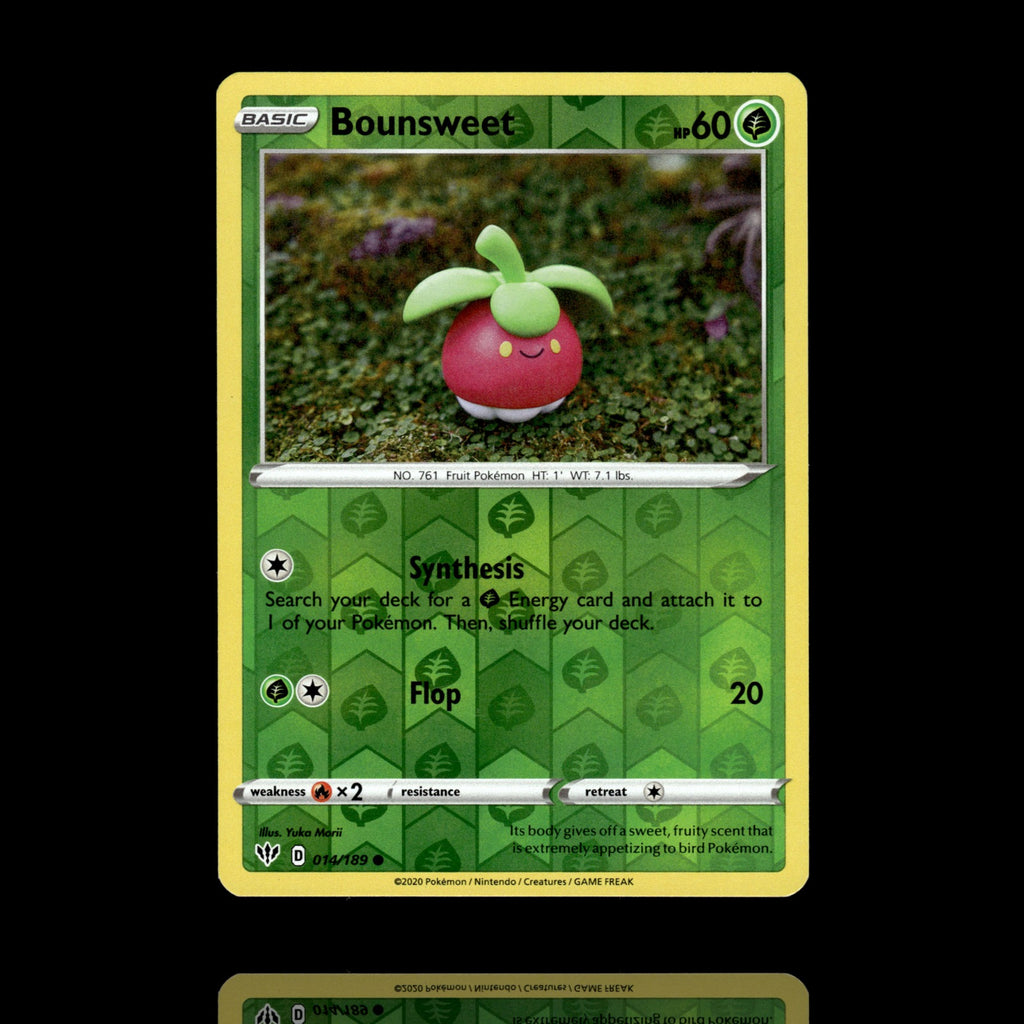 ▸ Bounsweet | SWSH03: Darkness Ablaze | Reverse Holo | 014/189 | NM