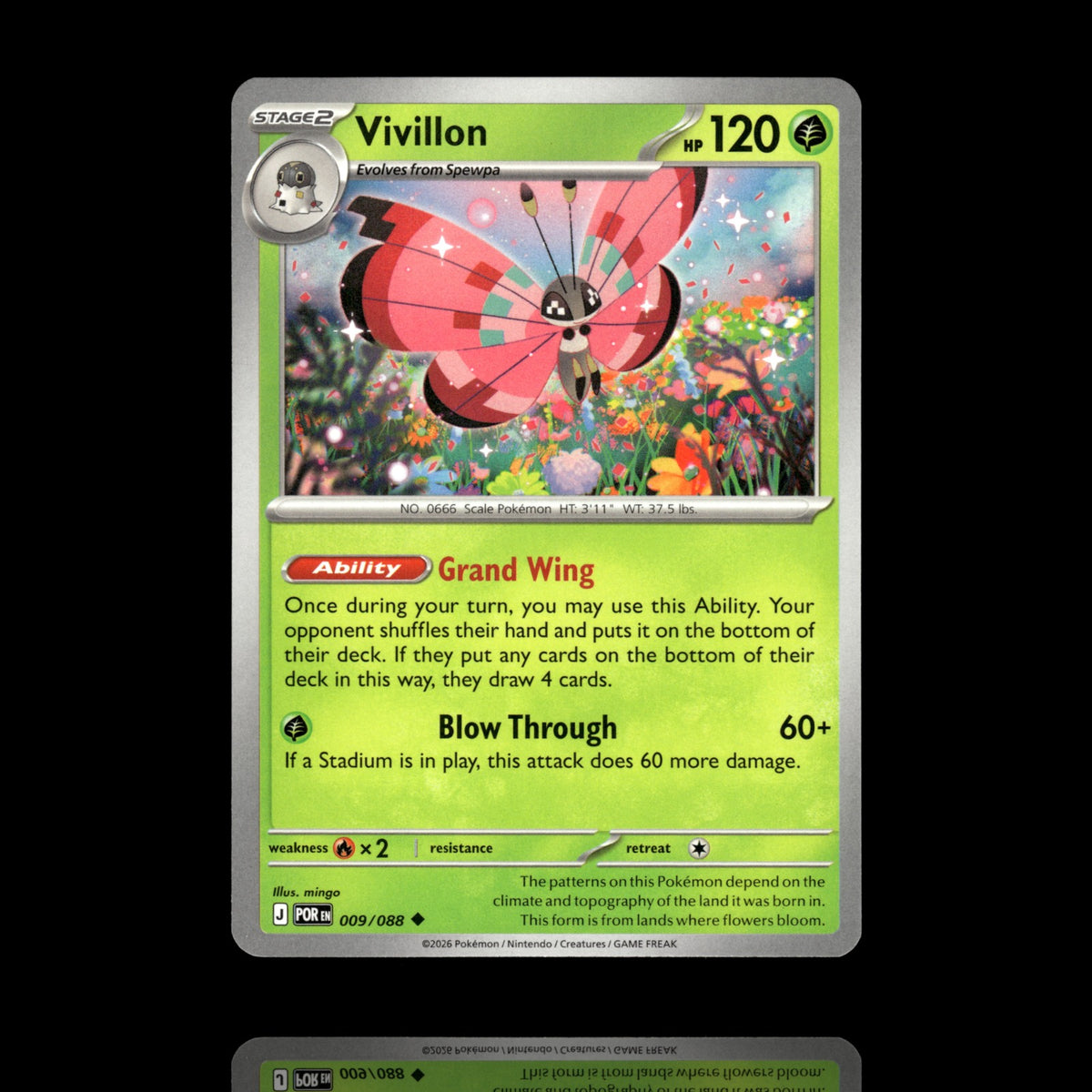 ▸ Vivillon | ME03: Perfect Order | Uncommon | 009/088 | NM