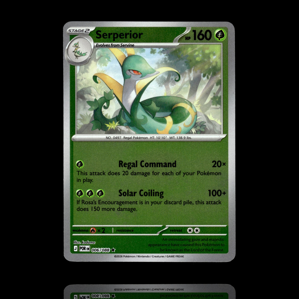 ▸ Serperior | ME03: Perfect Order | Reverse Holo | 006/088 | NM
