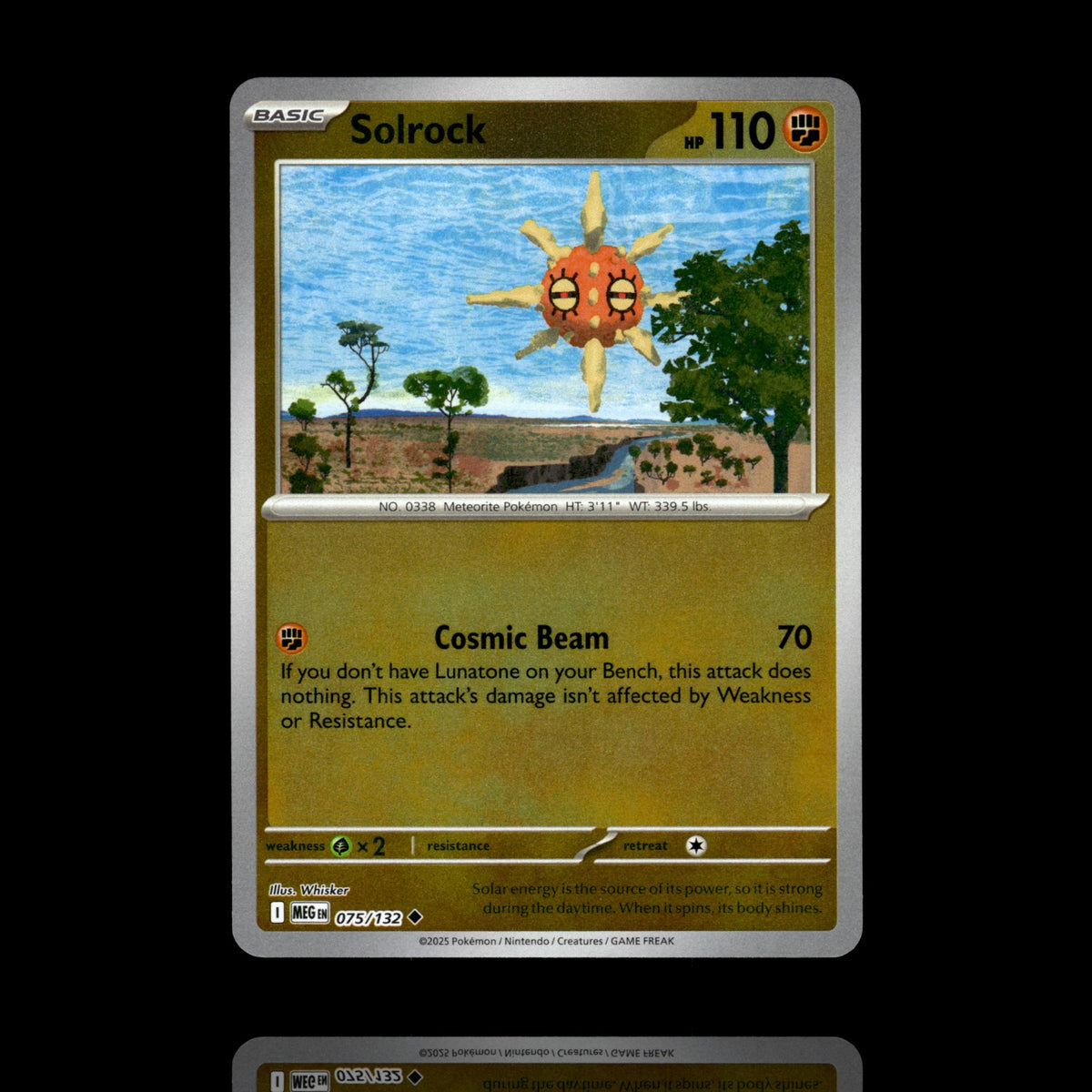 ▸ Solrock | ME01: Mega Evolution | Reverse Holo | 075/132 | NM