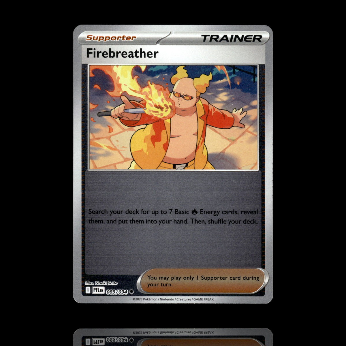 ▸ Firebreather | ME02: Phantasmal Flames | Reverse Holo | 089/094 | NM