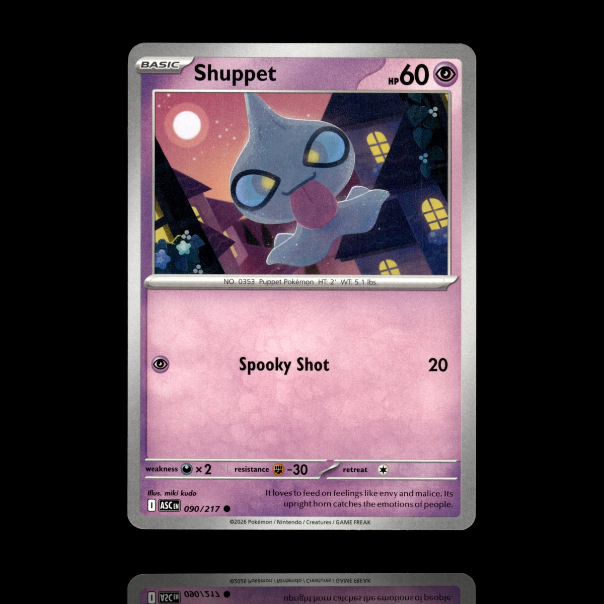 ▸ Shuppet | ME: Ascended Heroes | Common | 090/217 | NM