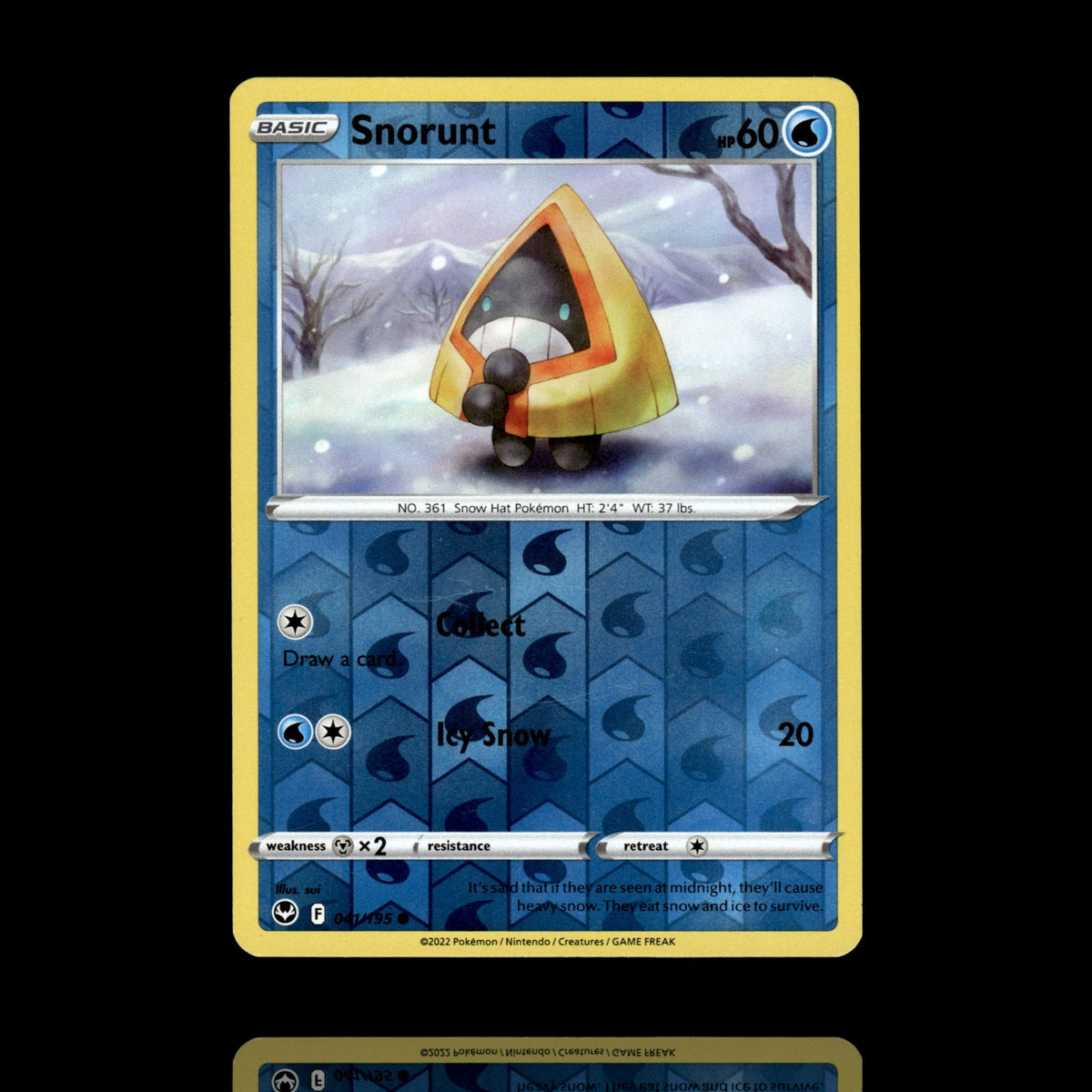 ▸ Snorunt | SWSH12: Silver Tempest | Reverse Holo | 041/195 | NM