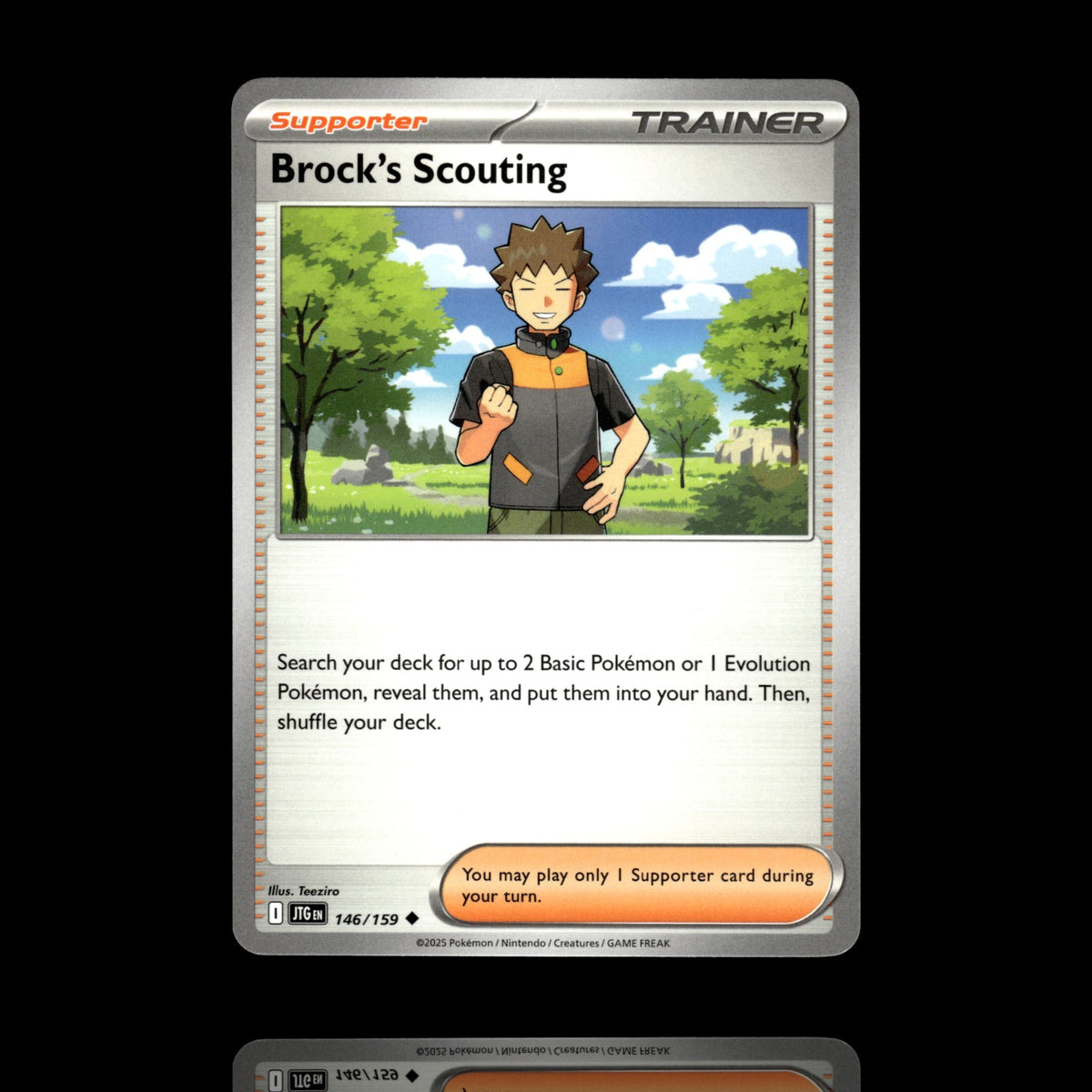 ▸ Brock's Scouting | SV09: Journey Together | Uncommon | 146/159 | NM