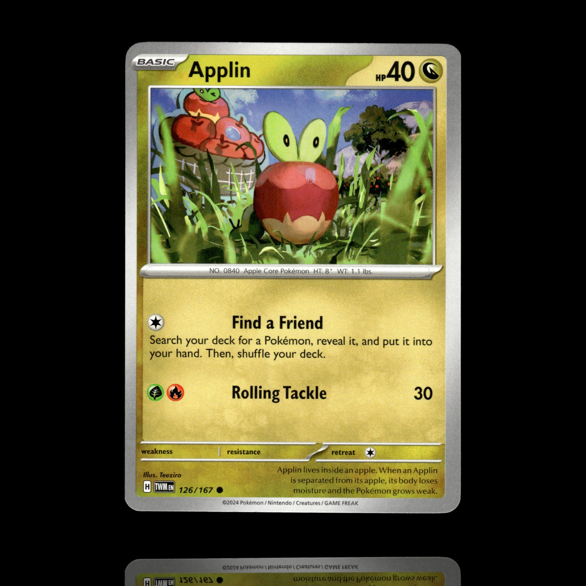 ▸ Applin | SV06: Twilight Masquerade | Common | 126/167 | NM
