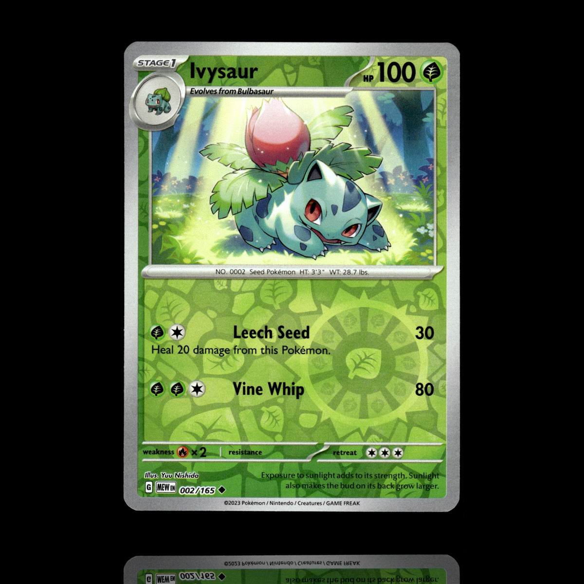▸ Ivysaur | SV: Scarlet & Violet 151 | Reverse Holo | 002/165 | NM