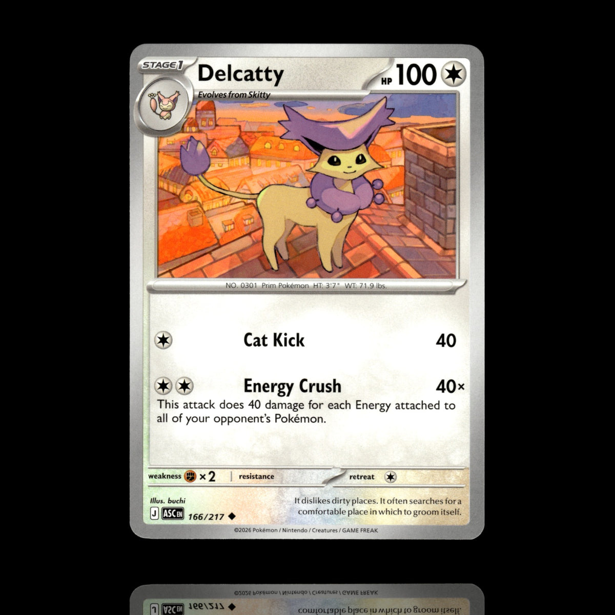 ▸ Delcatty | ME: Ascended Heroes | Uncommon | 166/217 | NM