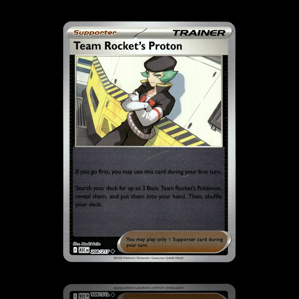 ▸ Team Rocket's Proton | ME: Ascended Heroes | Reverse Holo | 208/217 | NM