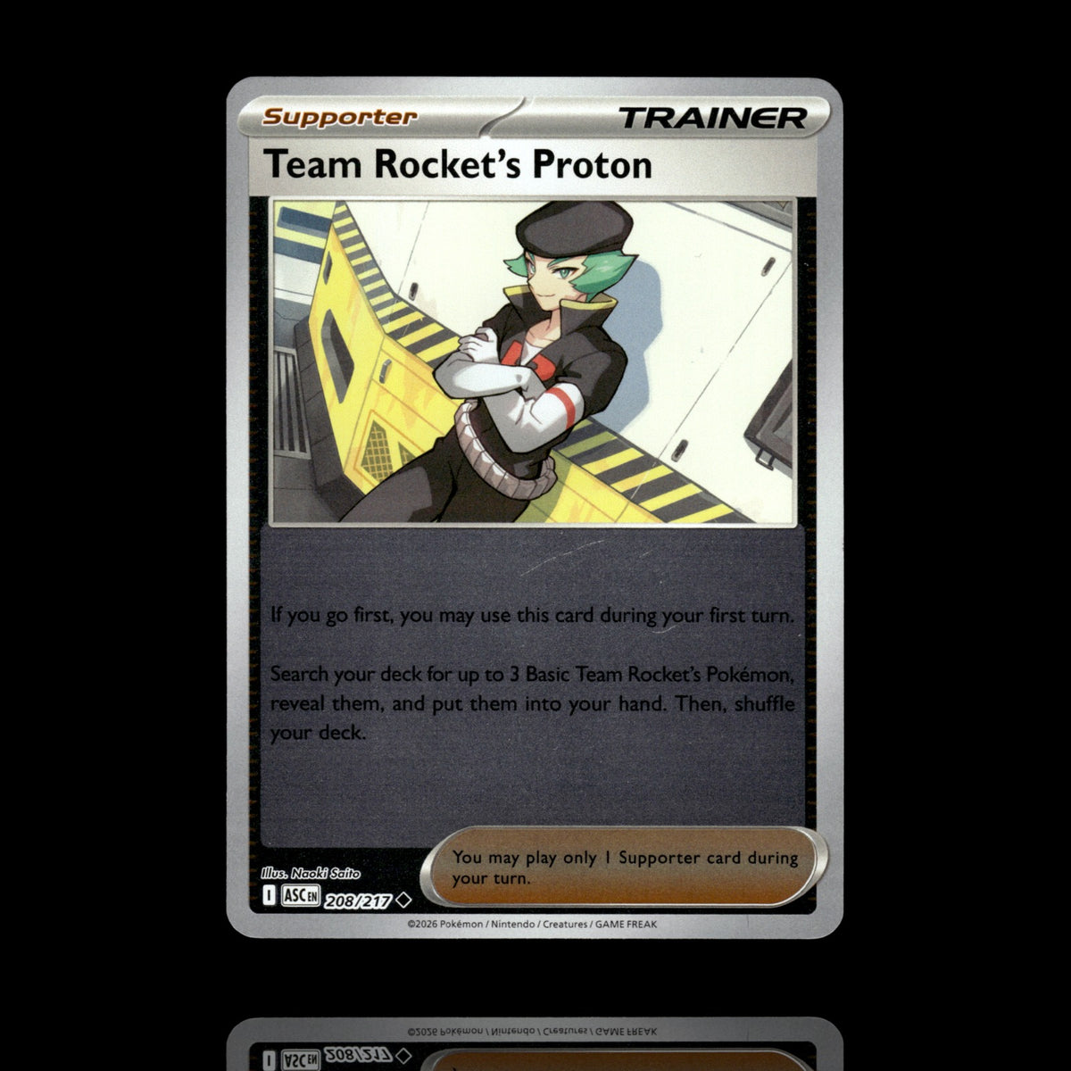 ▸ Team Rocket's Proton | ME: Ascended Heroes | Reverse Holo | 208/217 | NM