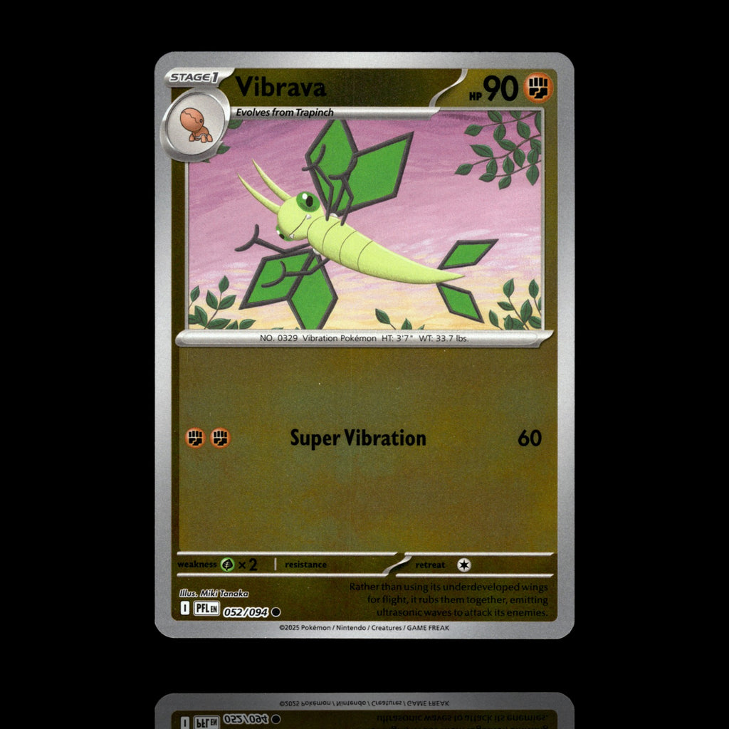▸ Vibrava | ME02: Phantasmal Flames | Reverse Holo | 052/094 | NM