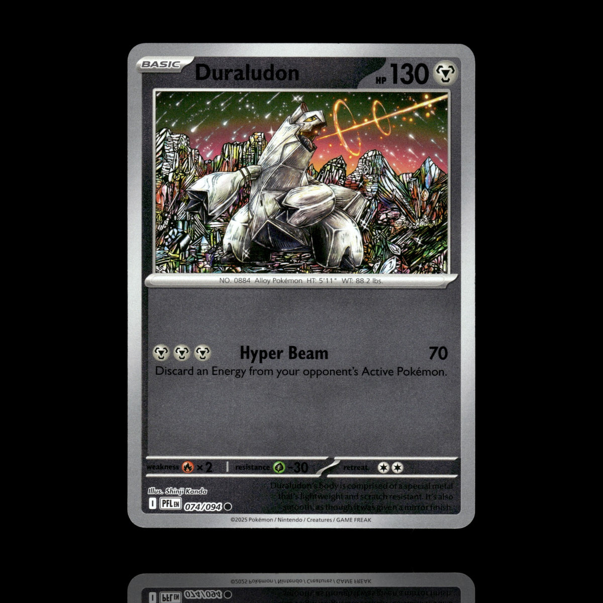 ▸ Duraludon | ME02: Phantasmal Flames | Reverse Holo | 074/094 | NM