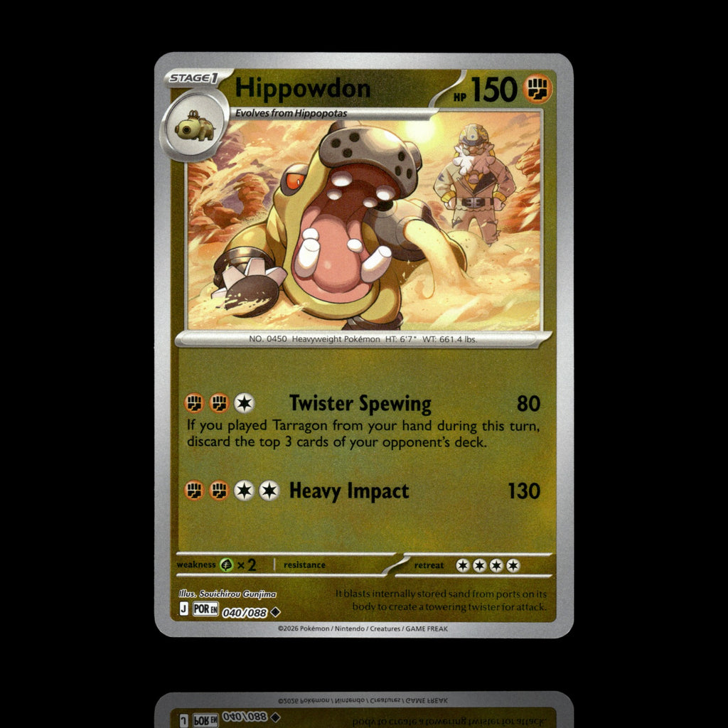 ▸ Hippowdon | ME03: Perfect Order | Reverse Holo | 040/088 | NM