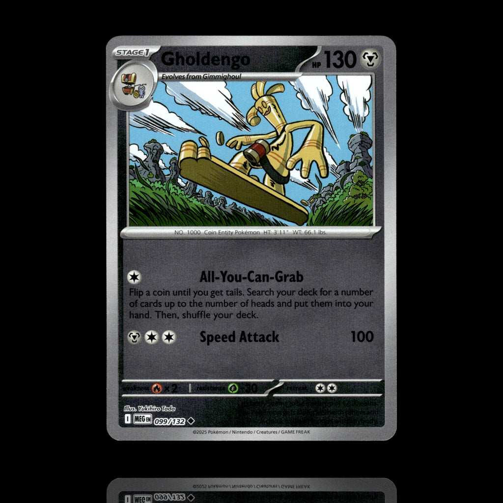 ▸ Gholdengo | ME01: Mega Evolution | Reverse Holo | 099/132 | NM