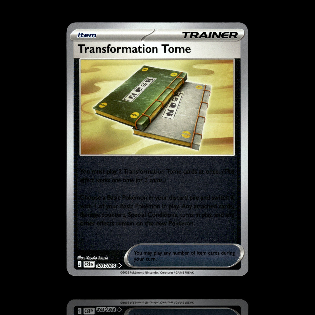 ▸ Transformation Tome | ME04: Chaos Rising | Reverse Holo | 083/086 | NM