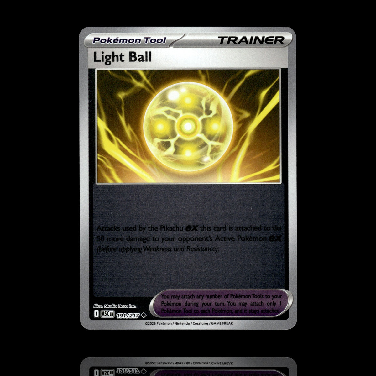 ▸ Light Ball | ME: Ascended Heroes | Reverse Holo | 191/217 | NM